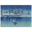 Ushibori by Kawase Hasui woodblock print reproduction,