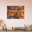 Paul Klee City with the three domes ( Stadt mit den drei Kuppeln ). Abstract painting.