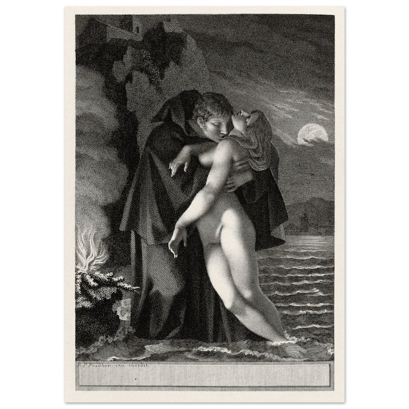 Phrosine and Melidore by Pierre Paul Prudhon 1796.