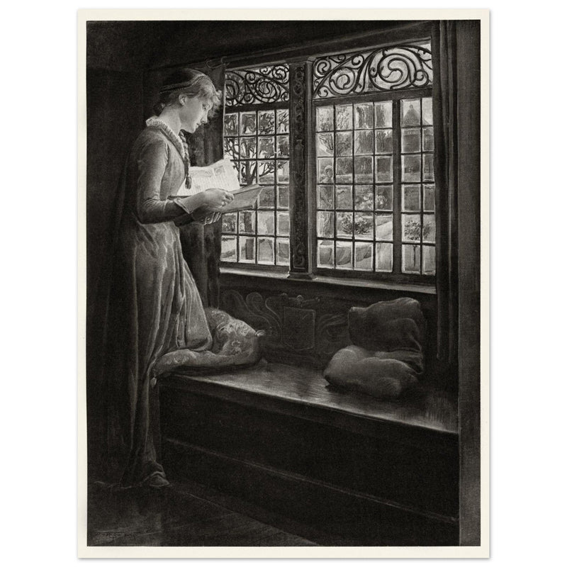 The Eve of Saint Mark –  by Will Hicok Low, illustration for John Keats’ Odes and Sonnets (1887)
