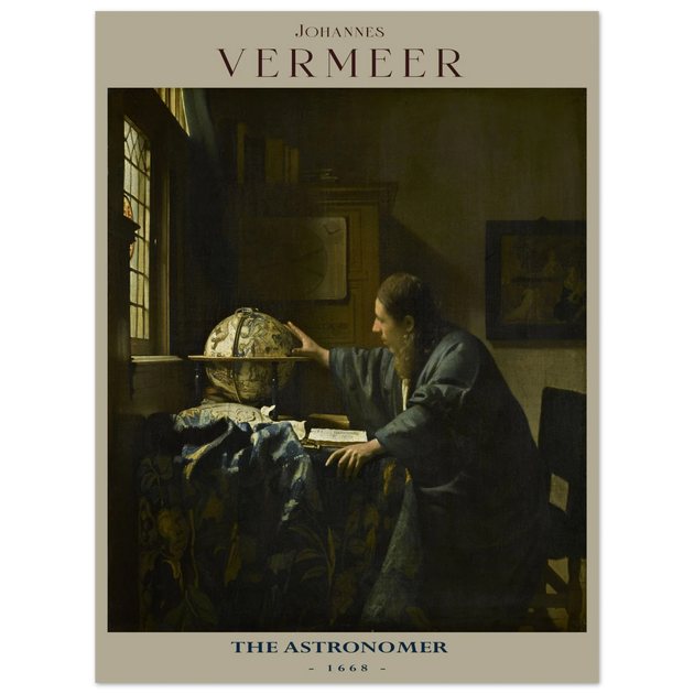 The Astronomer by Johannes Vermeer