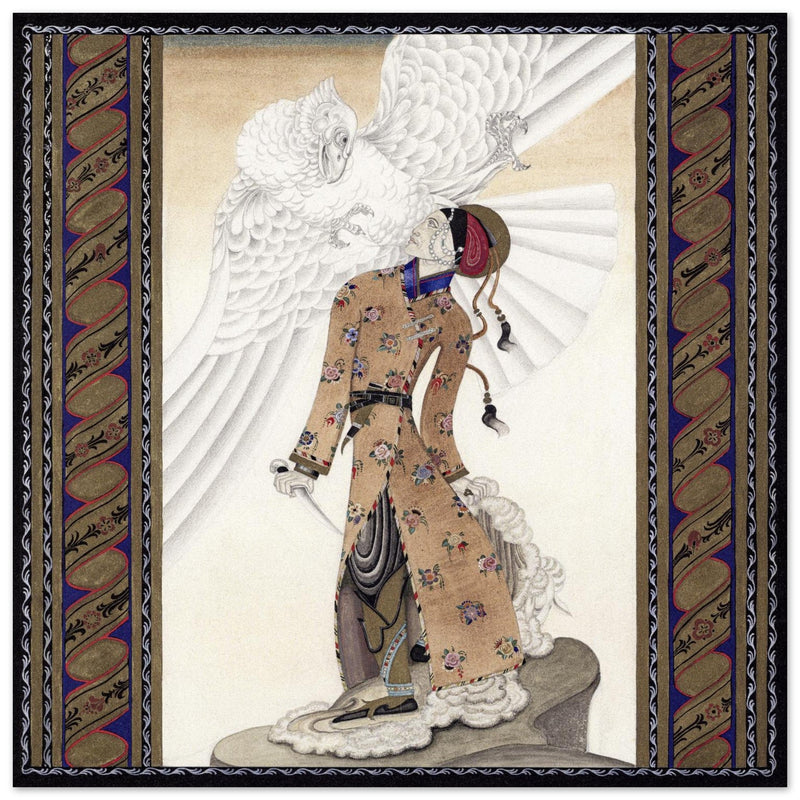Kay Nielsen Arabian Nights illustration The Tale of the Third Dervish Prince and Roc bird