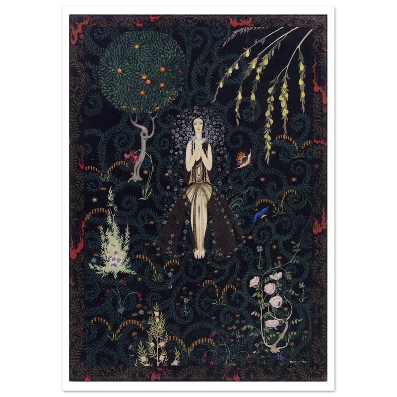 Kay Nielsen and his illustration Flowers and Flames 1921 .