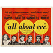 All about Eve movie poster.