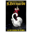 San Bernardo water italian vintage advertising print. Poster by Leonetto Cappiello 1953
