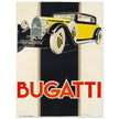 Bugatti vintage car advertising print  by René Vincent.