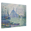 Paul Signac painting the Golden Horn the minarets