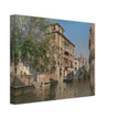 A canal in Venice by Martin Ricoca 1875. Italy .