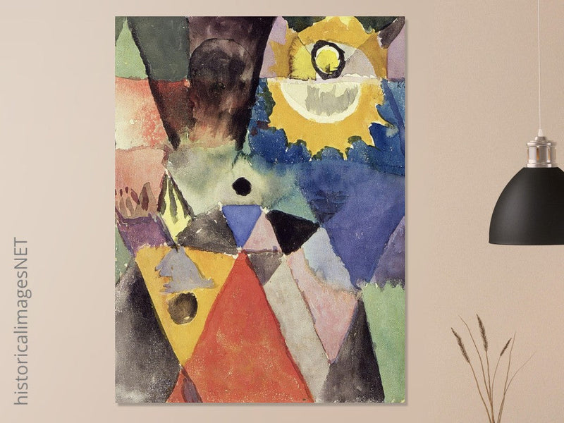 Paul Klee Mit der Gaslampe ( With the Gas Lamp ) 1915