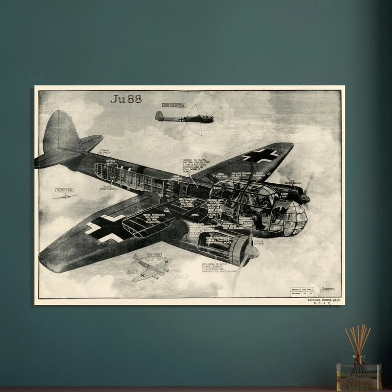 Junkers Ju 88  german combat aircraft of II World War