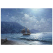 Ivan Aivazovsky  painting Off the coast near Yalta by moonlight