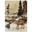 Illustration by Edmund Dulac for The Snow Queen by Hans Christian Andersen.
