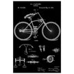 Vintage bicycle patent by Richard J Gatling 1894