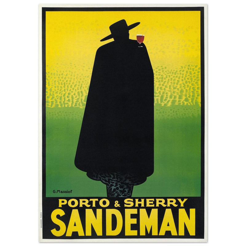Sandman Porto sherry vintage advertising  . by George Massiot