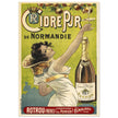 Cidre Pur vintage cider drink advertising.
