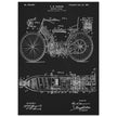 Motorcycle old patent by G. W Manson.