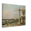 Canaletto antique painting in Venice Italy. Bacino di S. Marco.