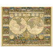 Ancient world map of 1776 by Abbe Clouet Double hemisphere world map.