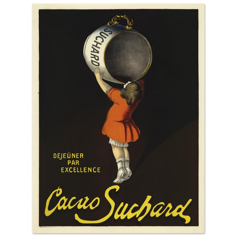 Cacao Suchard vintage advertising poster of 1911 made by Leonetto Cappiello.