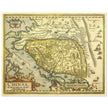 Ancient map of China by Abraham Ortelius XVI Century.