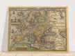 Old map poster of Europe Itinerarium orbis christiani by Michael Freiherr von Aitzing