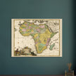 Africa vintage map of the XVII Century.   by Carel Allard