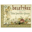 Delettrez french perfumery vintage art nouveau advertising.