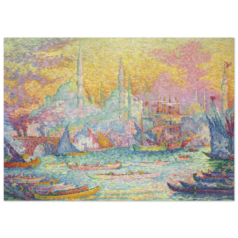 Paul Signac The Golden Horn, Constantinople Turkey painting