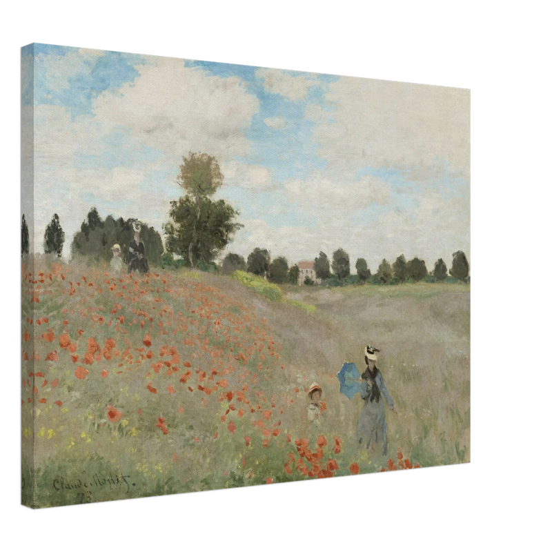 Poppy Field by Claude Monet
