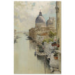 Venice Italy "Over a Balcony," View of the Grand Canal by Francis Hopkinson 1897.
