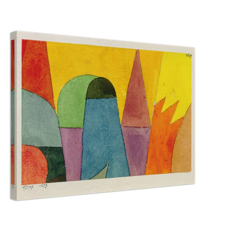 Paul Klee With the Mauve Triangle.