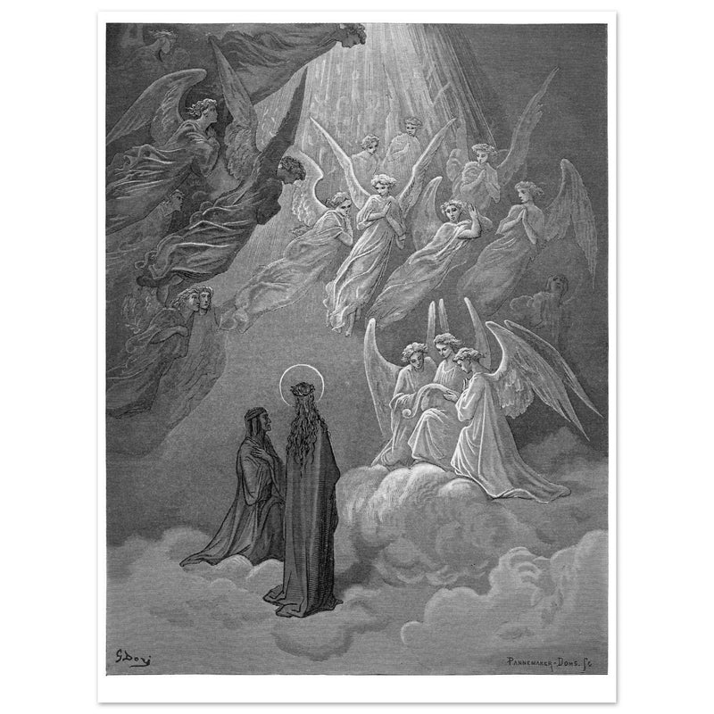 Gustave Dore illustration in the Paradise section in The Divine Comedy.