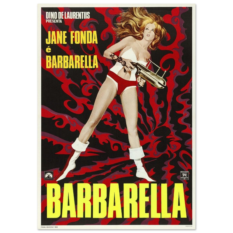 Jane Fonda as Barbarella movie poster.