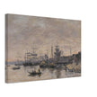 Bordeaux  the Harbor France by Eugene Boudin 1874.
