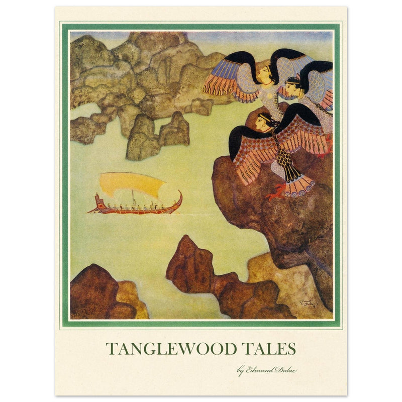Edmund Dulac Tanglewood Tales illustration. Circe’s Palace.