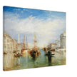 Venice Italy from the Porch of Madonna della Salute by Joseph Mallord William Turner. Antique painting .  Art Print