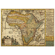 Africa ancient map of the XVIII century by Johann Georg Schreiber.