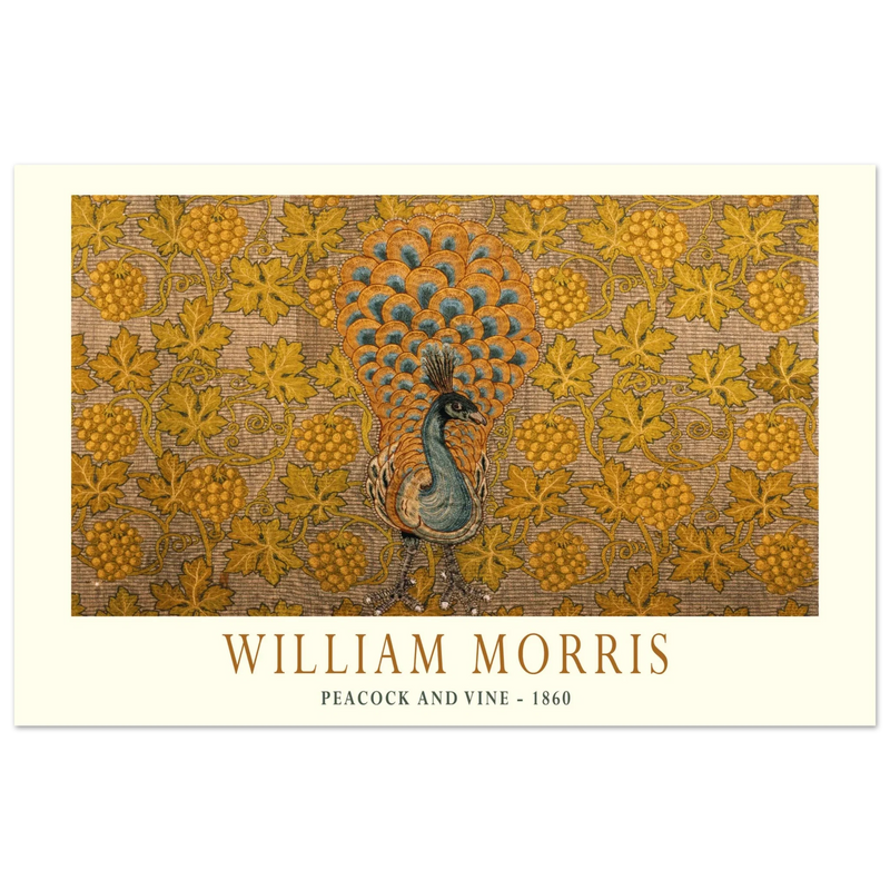 William Morris Peacock and Vine 1860 .