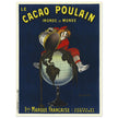 Le Cacao Poulain vintage advertising poster by Leonetto Cappiello.