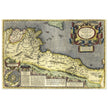 Ancient map of North Africa. Africae Propriae Tabula by Abraham Ortelius