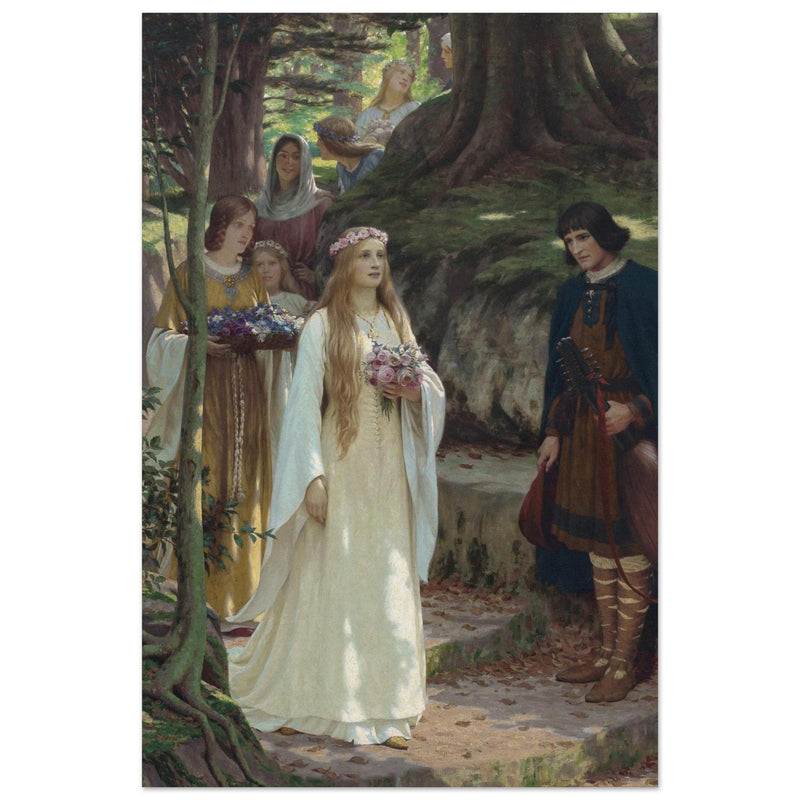 Edmund Blair Leighton painting  My Lady Passeth By