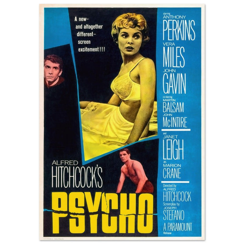 Psycho movie poster.