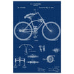 Vintage bicycle patent by Richard J Gatling 1894
