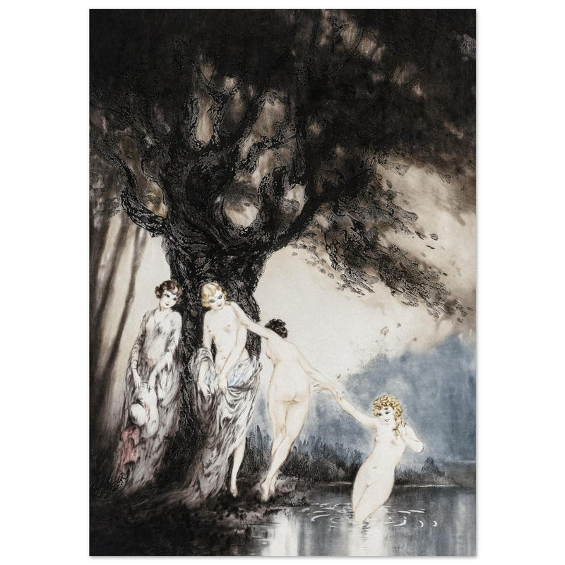 Louis Icart illustration "Les Baigneuses" ( The Bathers )