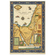 The Picture Map of the Holy Land by Harold Haven Brown . Biblical Palestine vintage map.