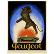 Peugot vintage advertising by Leonetto Cappiello 1925 poster .