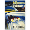 Le Mans 24 hours car race vintage print  1958 by Beligond.