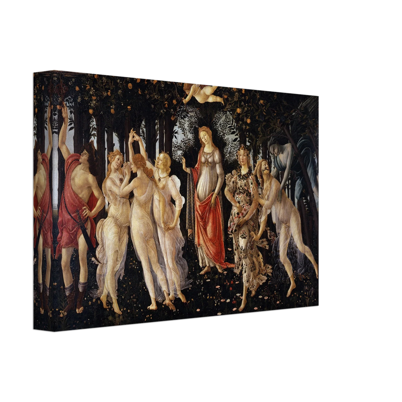 Canvas La Primavera ( Spring ) by Sandro Botticelli 1481-1482