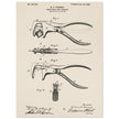 Vintage Adjustable Nut Cracker patent by William H. Edwards.