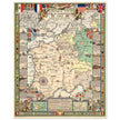 Historical Map of the American Expeditionary Force World War I by Ezra C. Stiles and Paul C. Bowman